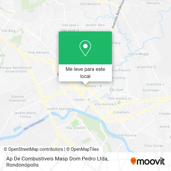 Ap De Combustiveis Masp Dom Pedro Ltda mapa
