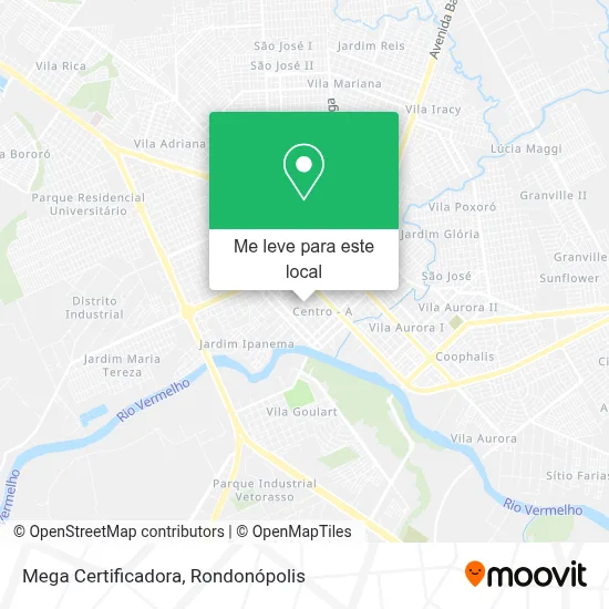 Mega Certificadora mapa