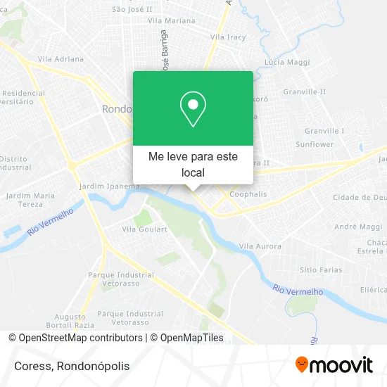 Coress mapa