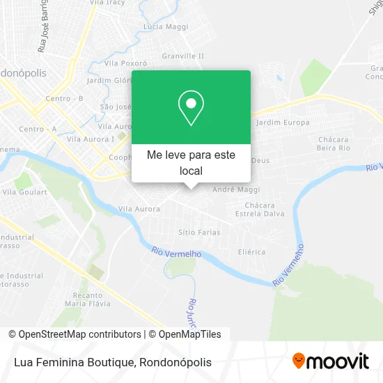 Lua Feminina Boutique mapa