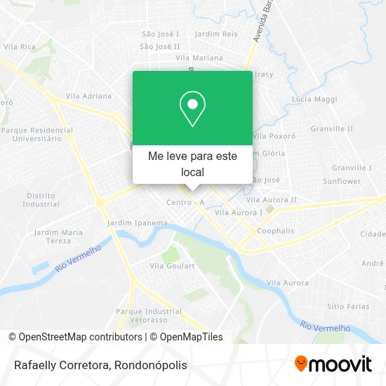 Rafaelly Corretora mapa