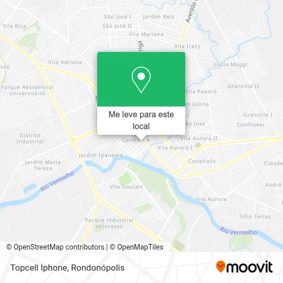 Topcell Iphone mapa