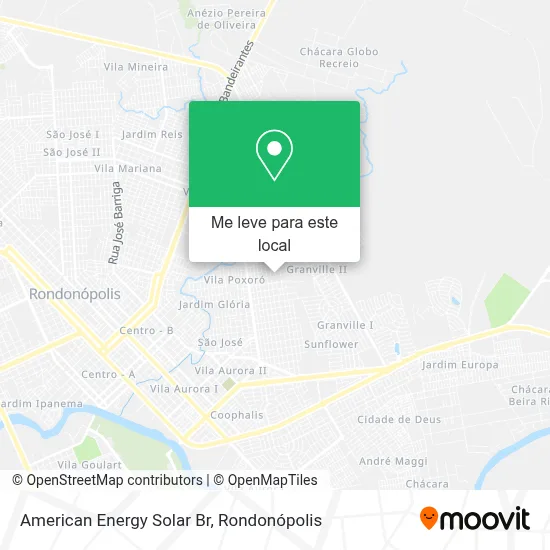 American Energy Solar Br mapa
