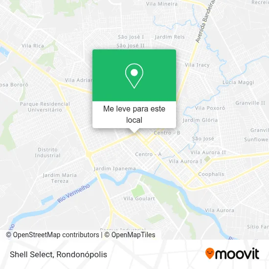 Shell Select mapa