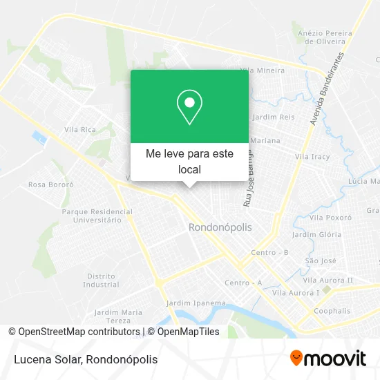 Lucena Solar mapa