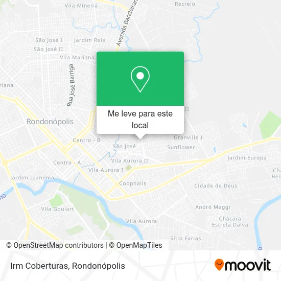 Irm Coberturas mapa