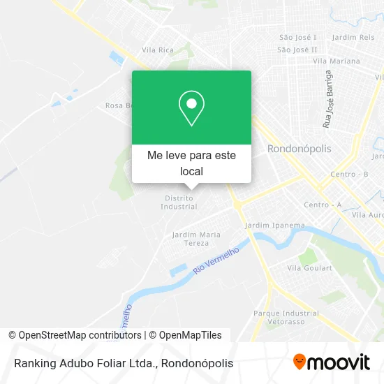 Ranking Adubo Foliar Ltda. mapa