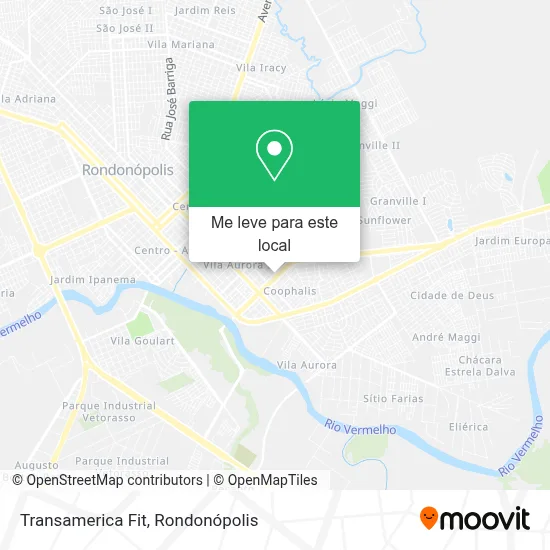 Transamerica Fit mapa