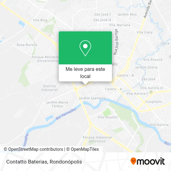 Contatto Baterias mapa