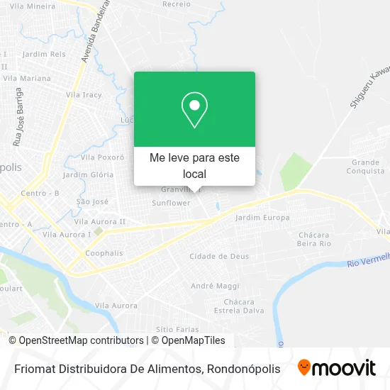 Friomat Distribuidora De Alimentos mapa