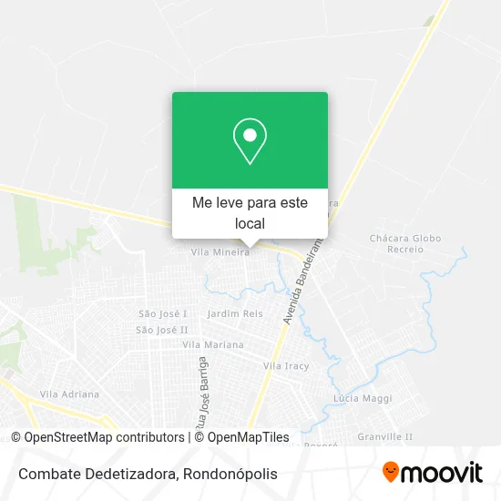 Combate Dedetizadora mapa