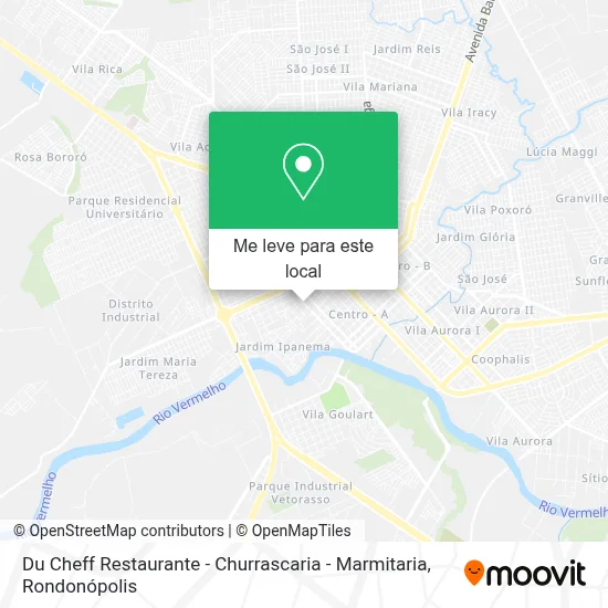 Du Cheff Restaurante - Churrascaria - Marmitaria mapa