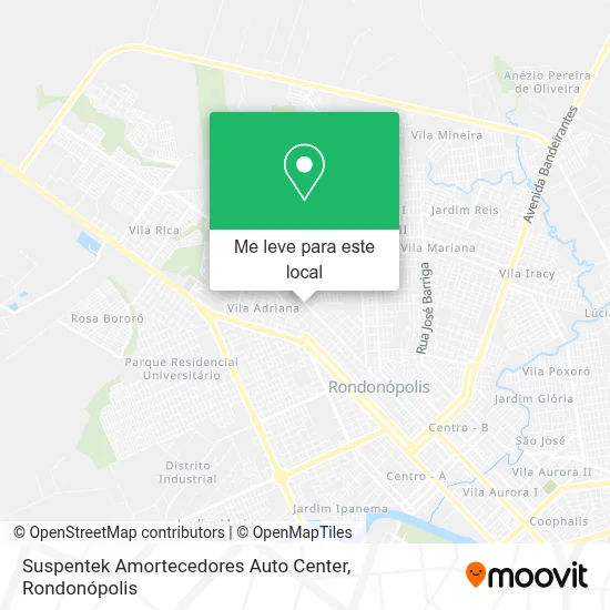 Suspentek Amortecedores Auto Center mapa