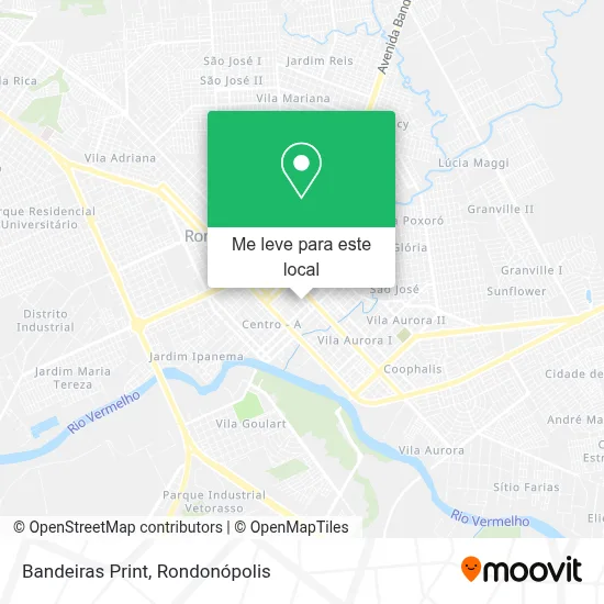 Bandeiras Print mapa