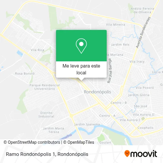 Ramo Rondonópolis 1 mapa