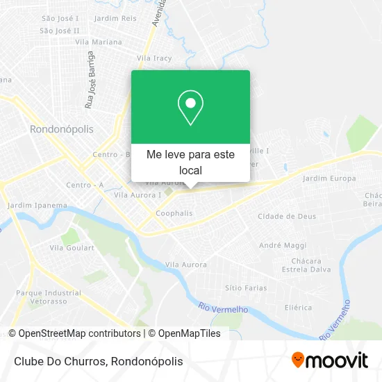 Clube Do Churros mapa