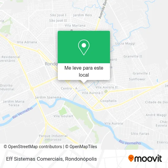 Eff Sistemas Comerciais mapa