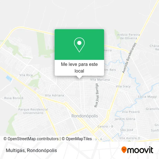 Multigás mapa