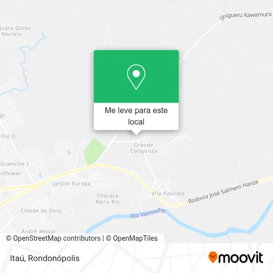 Itaú mapa