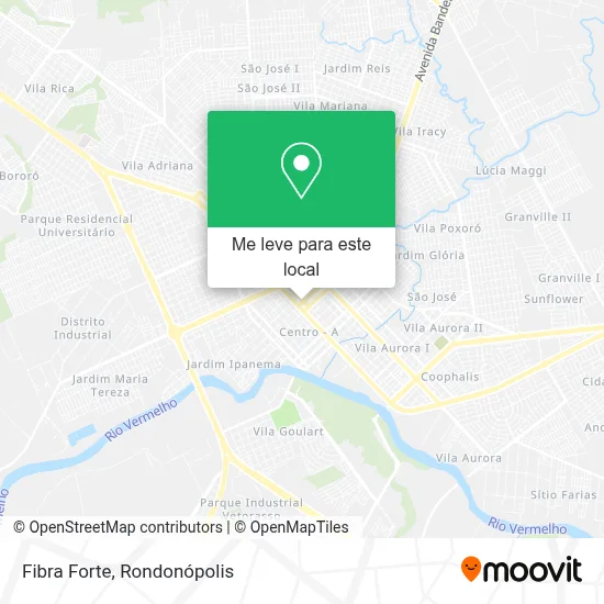 Fibra Forte mapa