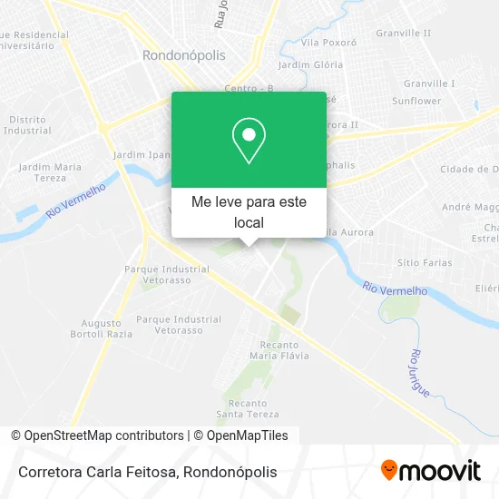 Corretora Carla Feitosa mapa