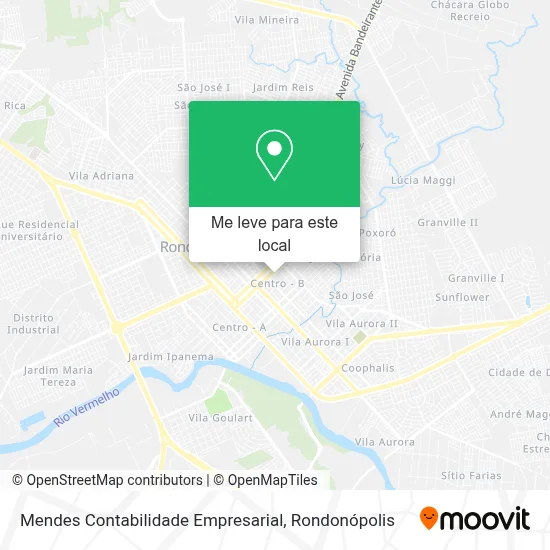 Mendes Contabilidade Empresarial mapa