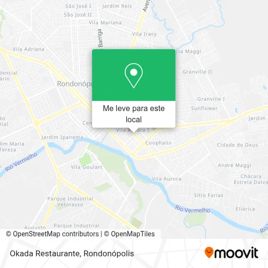 Okada Restaurante mapa