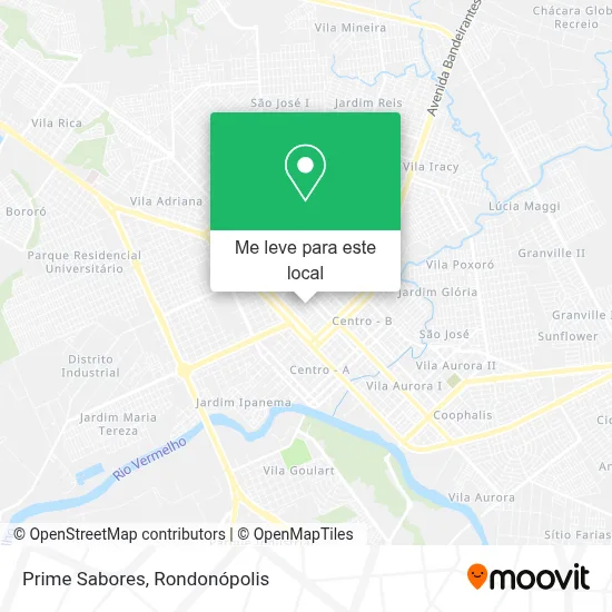 Prime Sabores mapa