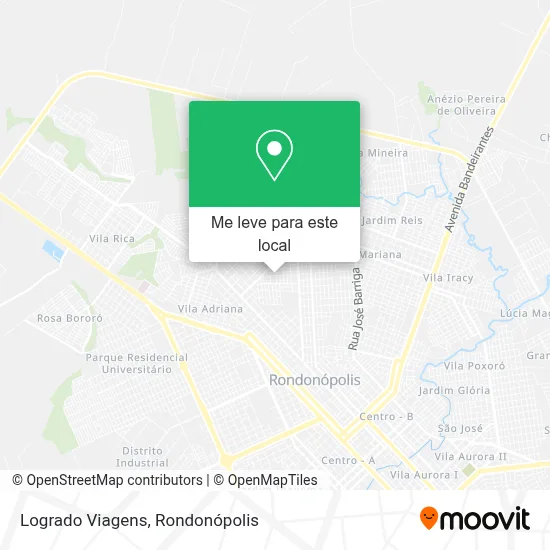Logrado Viagens mapa