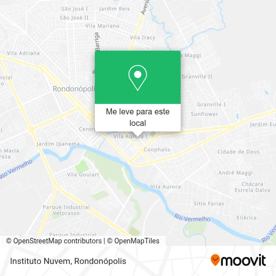 Instituto Nuvem mapa