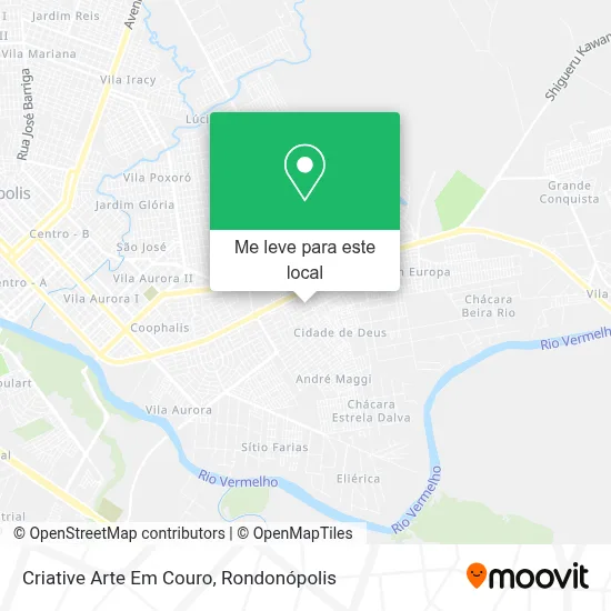 Criative Arte Em Couro mapa