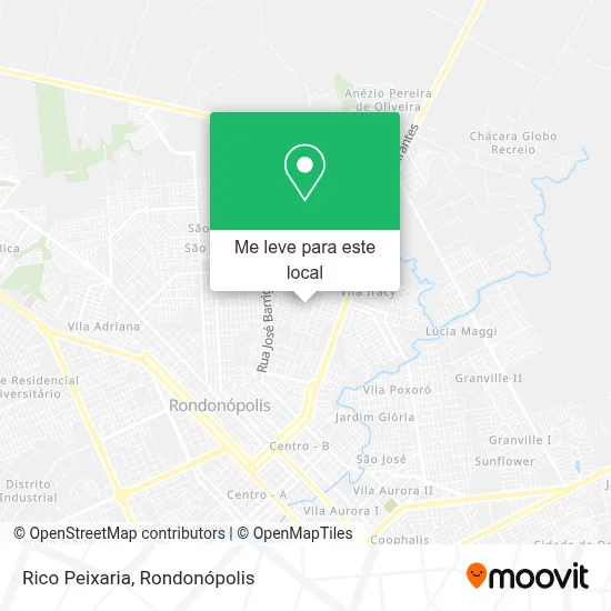 Rico Peixaria mapa