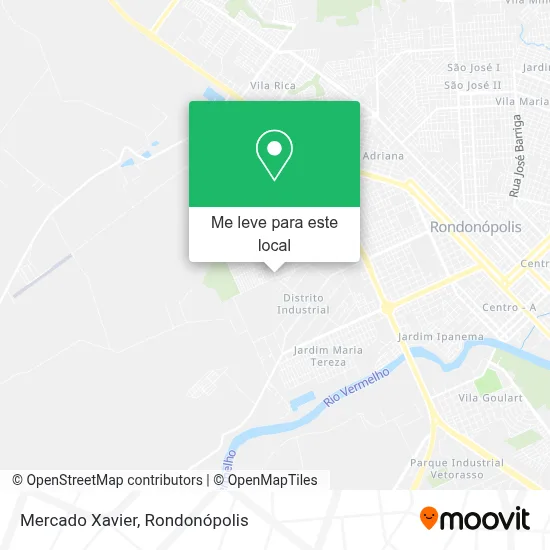 Mercado Xavier mapa