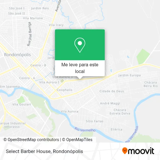 Select Barber House mapa
