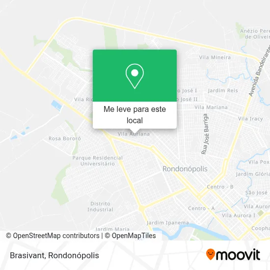 Brasivant mapa