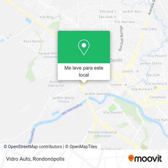 Vidro Auto mapa
