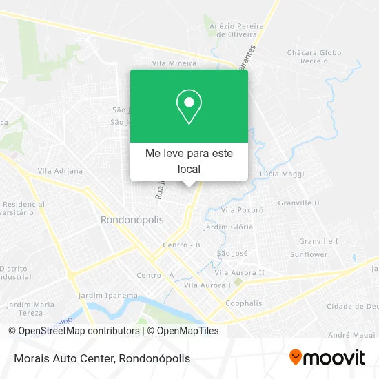 Morais Auto Center mapa