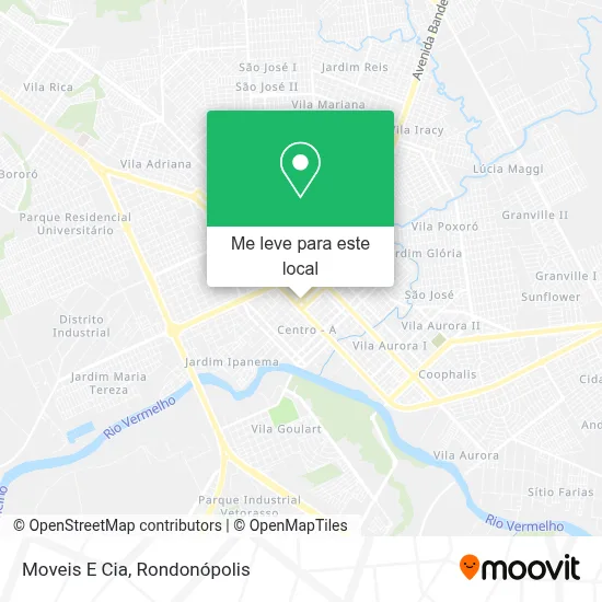 Moveis E Cia mapa