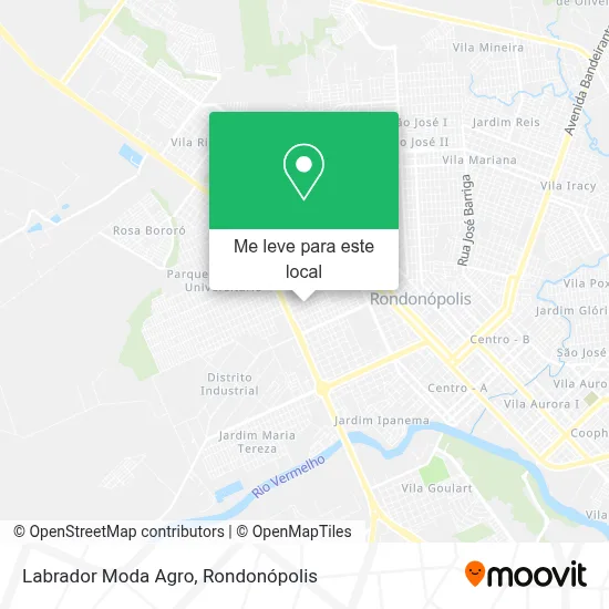Labrador Moda Agro mapa