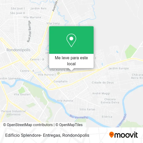 Edifício Splendore- Entregas mapa
