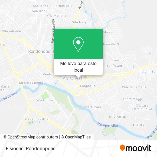 Fisioclin mapa