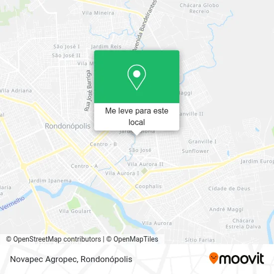 Novapec Agropec mapa