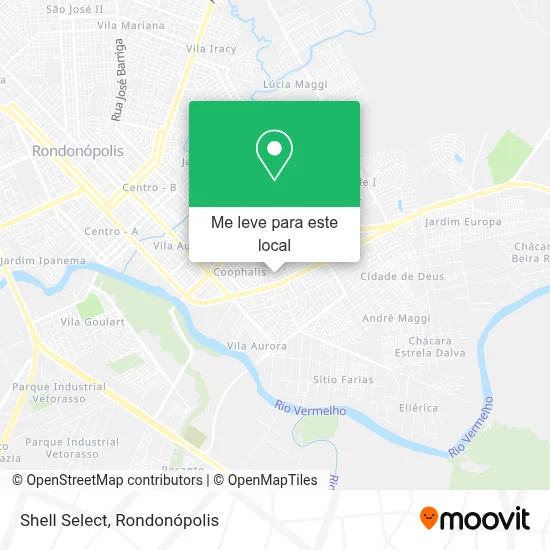 Shell Select mapa