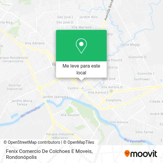 Fenix Comercio De Colchoes E Moveis mapa