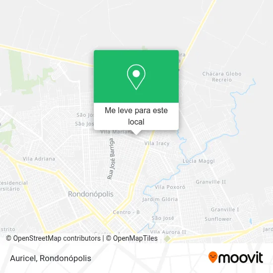 Auricel mapa