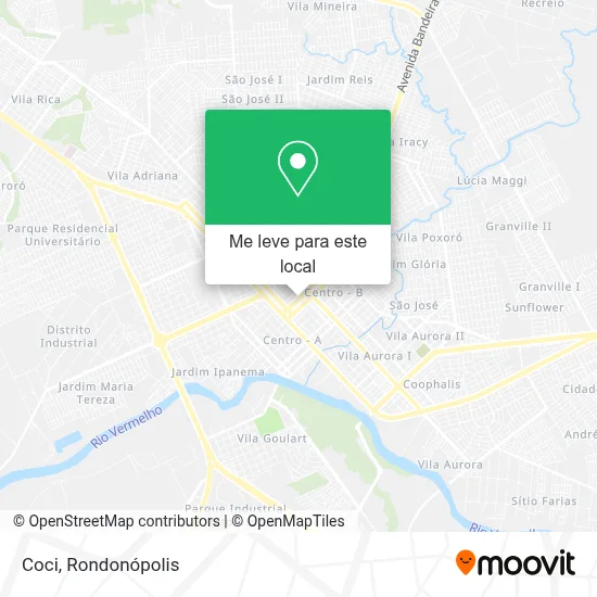 Coci mapa