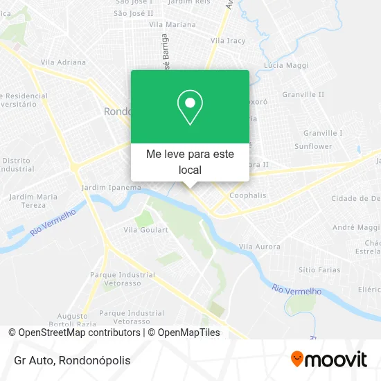 Gr Auto mapa