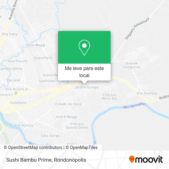 Sushi Bambu Prime mapa
