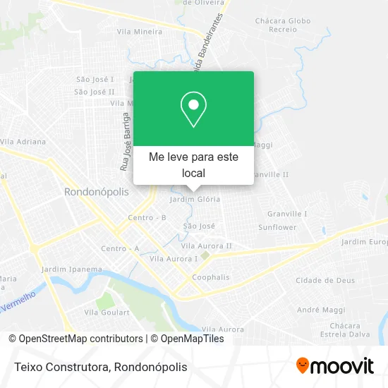 Teixo Construtora mapa