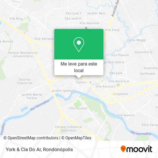 York & Cia Do Ar mapa